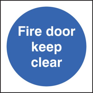 Fire Door Keep Clear Fire Door Keep Clear