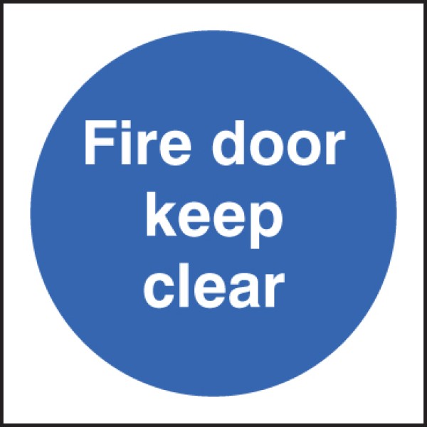 Fire Door Keep Clear Fire Door Keep Clear