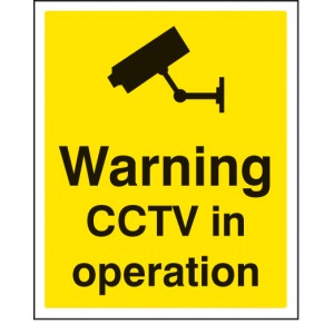 Warning - CCTV in Operation Warning - CCTV in Operation