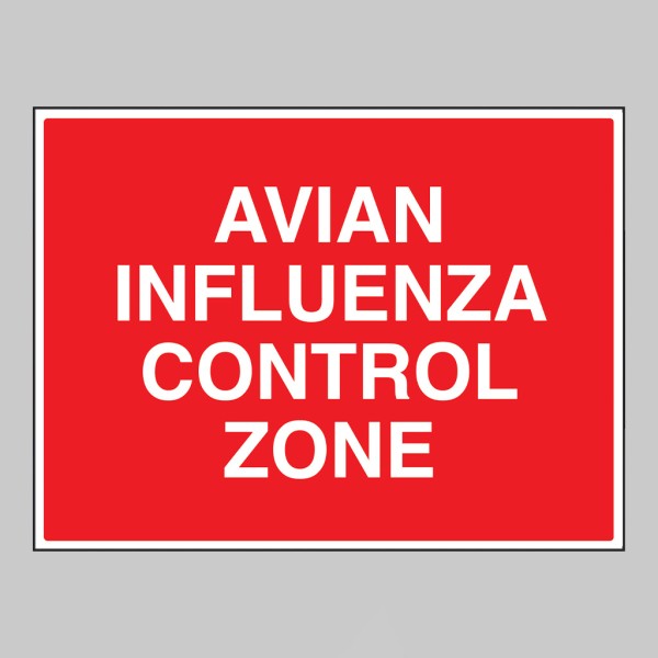Avian Influenza Control zone - 