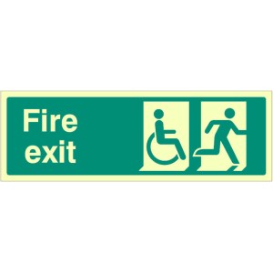 Disabled Final Fire Exit Disabled Final Fire Exit