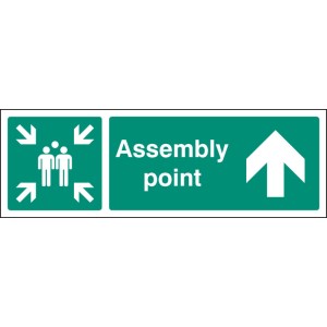 Assembly Point - Arrow Up / Straight On Assembly Point - Arrow Up / Straight On