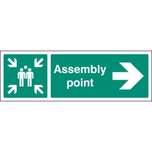 Assembly Point - Arrow Right Assembly Point - Arrow Right