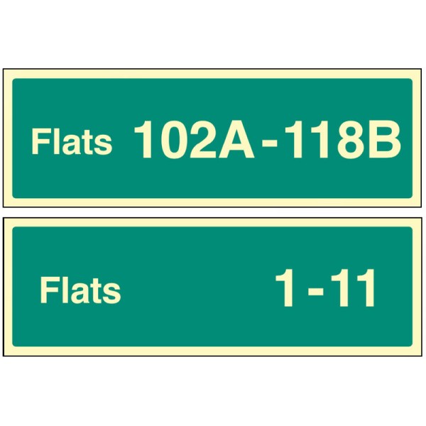 Flats X-Y (Specify when Ordering: eg 1-20) - Stairway Dwelling ID Flats X-Y (Specify when Ordering: eg 1-20) - Stairway Dwelling ID