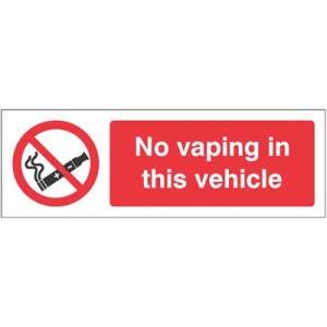 No Vaping in this Vehicle No Vaping in this Vehicle