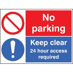 No Parking Keep Clear 24 Hour Access Required No Parking Keep Clear 24 Hour Access Required