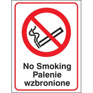 No Smoking (English / Polish) No Smoking (English / Polish)