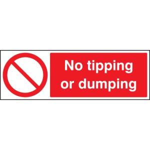 No Tipping Or Dumping No Tipping Or Dumping
