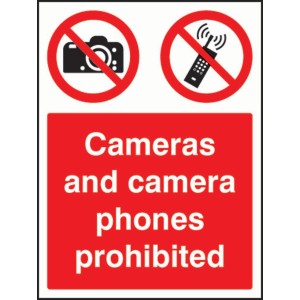 Cameras and Camera Phones Prohibited Cameras and Camera Phones Prohibited