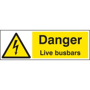 Danger - Live Busbars Danger - Live Busbars