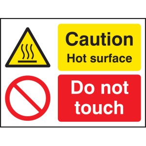 Caution - Hot Surface Do Not Touch Caution - Hot Surface Do Not Touch