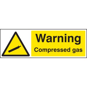 Warning - Compressed Gas Warning - Compressed Gas