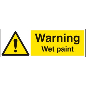 Warning - Wet Paint Warning - Wet Paint