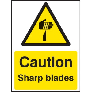 Caution - Sharp Blades Caution - Sharp Blades