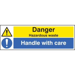 Danger - Hazardous Waste - Handle with Care Danger - Hazardous Waste - Handle with Care