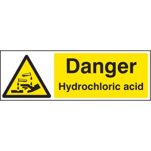Danger - Hydrochloric Acid Danger - Hydrochloric Acid