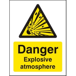 Danger - Explosive Atmosphere BS5499 Danger - Explosive Atmosphere BS5499