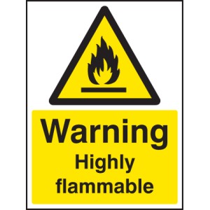 Warning - Highly Flammable Warning - Highly Flammable