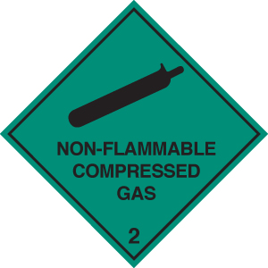 Non-Flammable Compressed Gas 2 Non-Flammable Compressed Gas 2