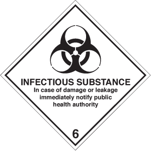 Infectious Substance Diamond Infectious Substance Diamond