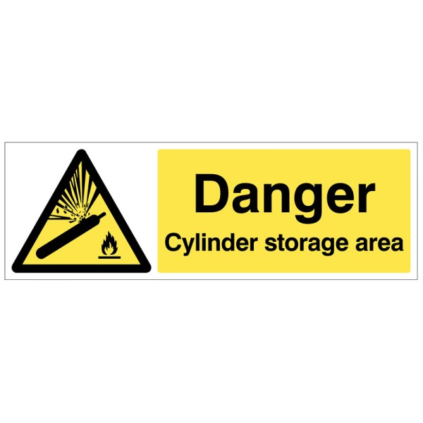 Danger - Cylinder Storage Area Danger - Cylinder Storage Area