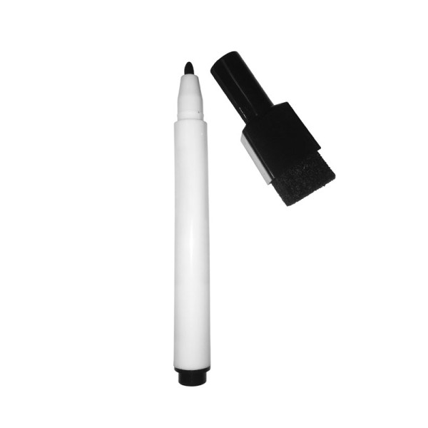 Dry Wipe Pen with Magnet and Eraser Attached Dry Wipe Pen with Magnet and Eraser Attached