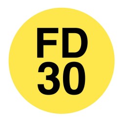 FD30 - Fire Door ID Tags (Pack of 50)