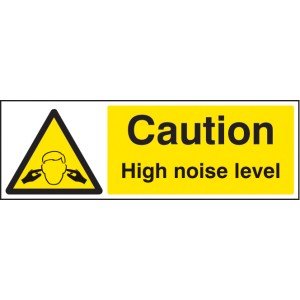 Caution - High Noise Level Caution - High Noise Level