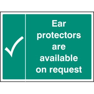 Ear Protectors Are Available On Request Ear Protectors Are Available On Request