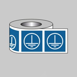 Earth Labels - Blue - 