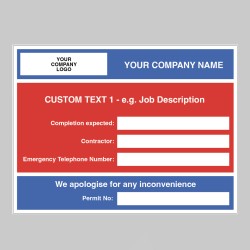 Courtesy Sign - Zintec Drywipe