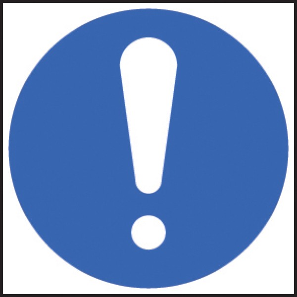 ! - Mandatory Exclamation Symbol