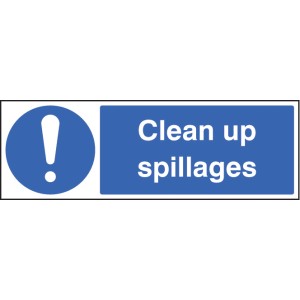 Clean Up Spillages Clean Up Spillages