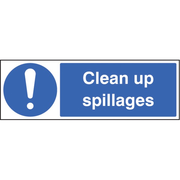 Clean Up Spillages Clean Up Spillages