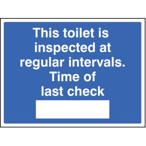 This Toilet Is Inspected (Space for Time) This Toilet Is Inspected (Space for Time)