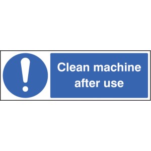 Clean Machine After Use Clean Machine After Use
