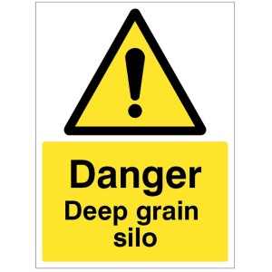 Danger - Deep Grain Silo Danger - Deep Grain Silo