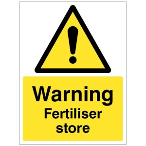 Warning - Fertiliser Store Warning - Fertiliser Store