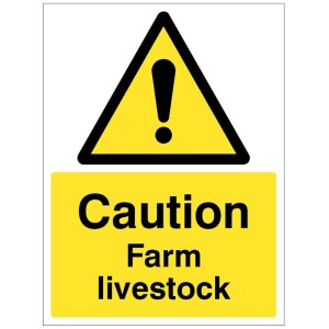 Caution - Farm Livestock Caution - Farm Livestock