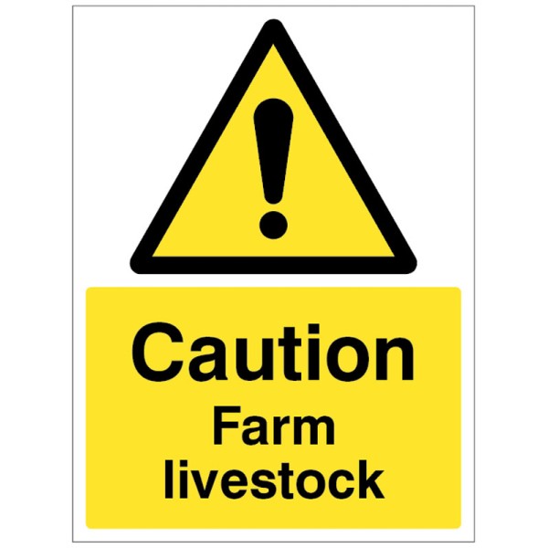 Caution - Farm Livestock Caution - Farm Livestock