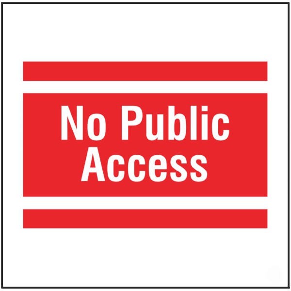 No Public Access - Add a Logo - Site Saver No Public Access - Add a Logo - Site Saver