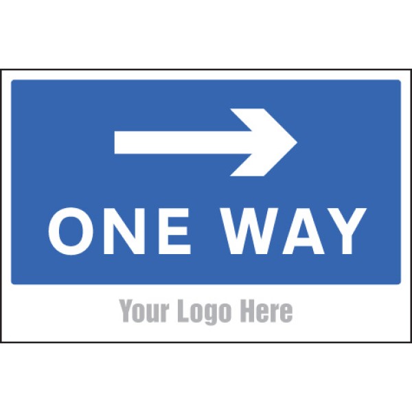 One Way - Arrow Right - Add a Logo - Site Saver One Way - Arrow Right - Add a Logo - Site Saver
