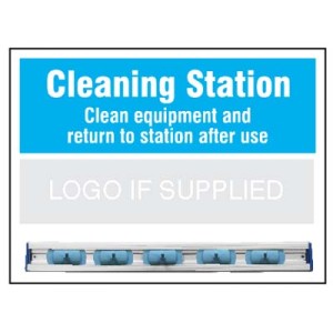 Cleaning Station Shadow Board with Hanging Rail Cleaning Station Shadow Board with Hanging Rail