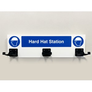 PPE Station - Hard Hat - 3 Hooks PPE Station - Hard Hat - 3 Hooks