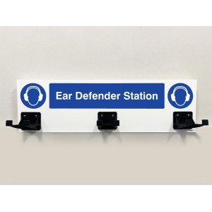 PPE Station - Ear Defender - 3 Hooks PPE Station - Ear Defender - 3 Hooks