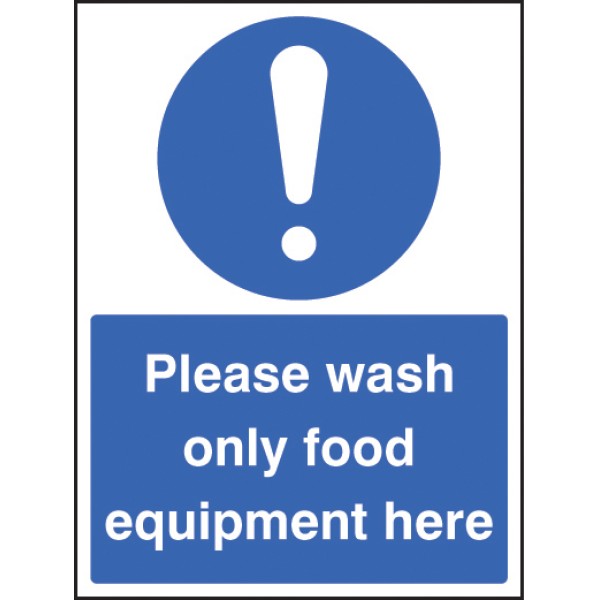 Wash Only Food Equipment Wash Only Food Equipment