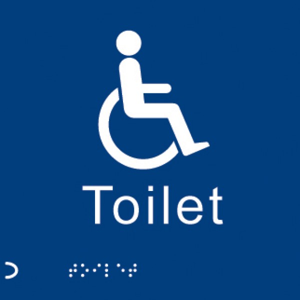 Braille - Disabled Toilet Braille - Disabled Toilet