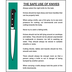 Safe Use of Knives Safe Use of Knives