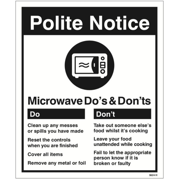 Microwave - Do's & Don'ts Microwave - Do's & Don'ts
