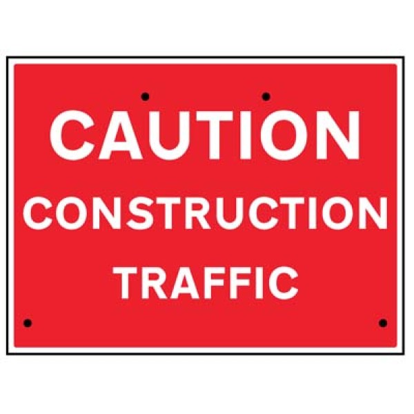 Re-Flex Sign - Caution - Construction Traffic Re-Flex Sign - Caution - Construction Traffic